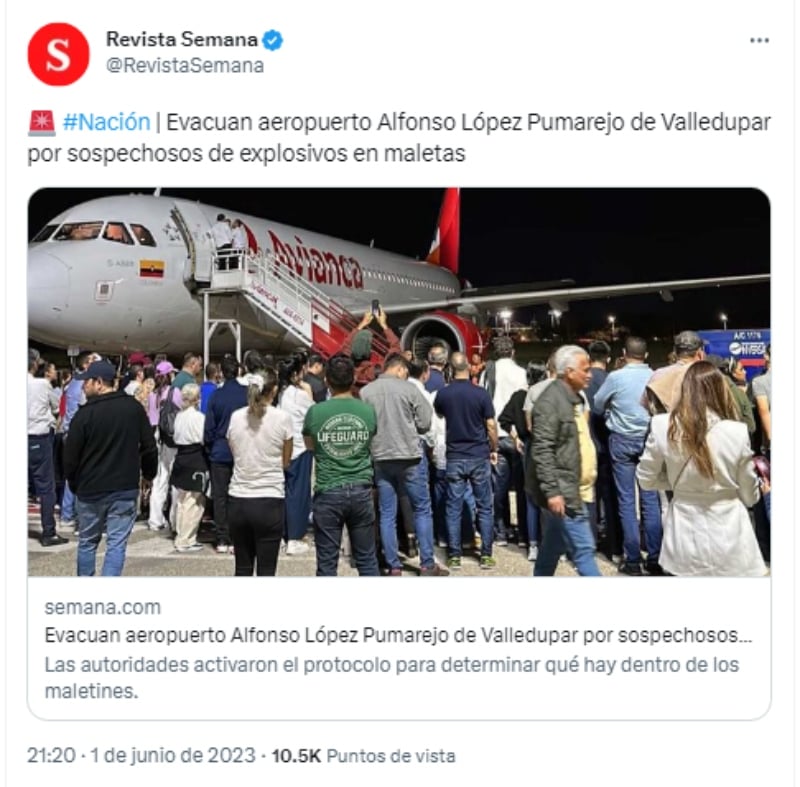 Terror en el avión