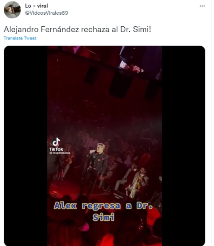 Alejandro Fernández grosería fans