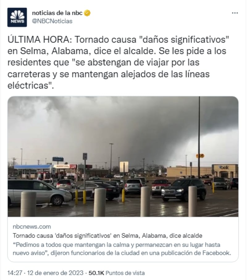 Severos daños en la comunidad