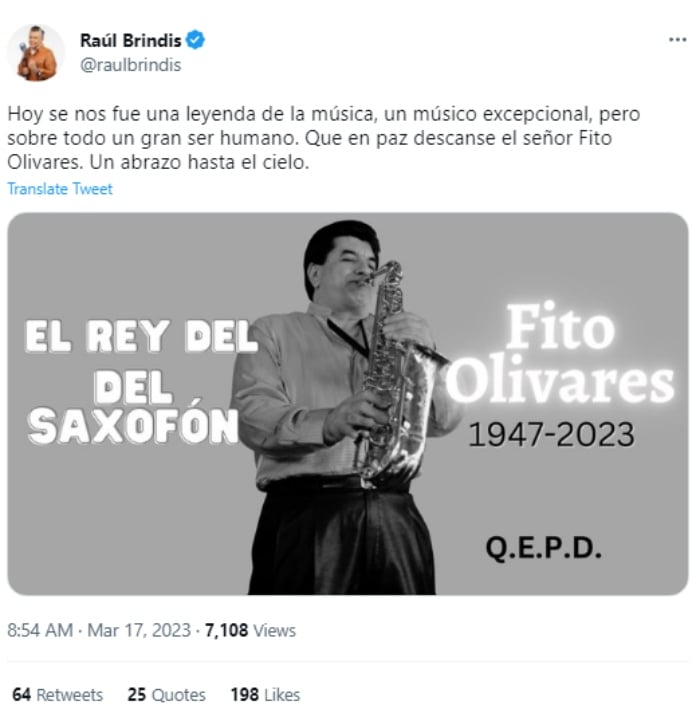 Muere Fito Olivares