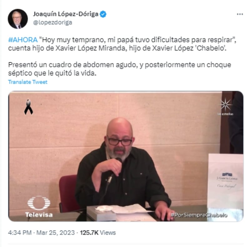 ¿Sufrió su padre antes de morir?