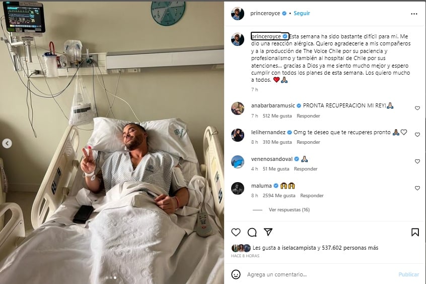 They wish you speedy recovery