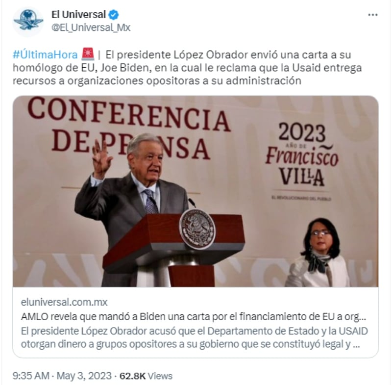 ¿López Obrador molesto?