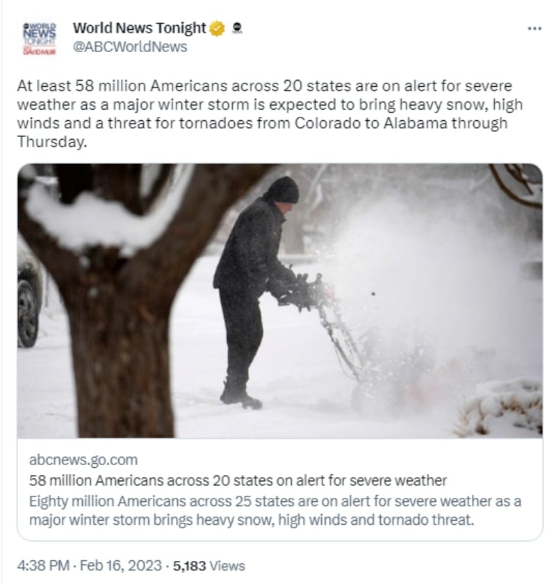 Alerta por clima severo tras gran tormenta