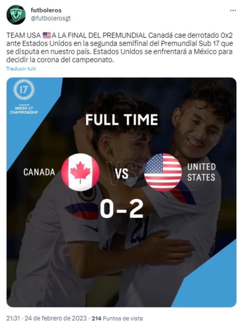 ¿Cómo llegaron ambas selecciones?