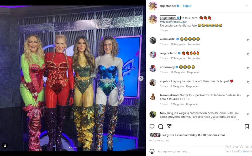 Angie Taddei Quién es la Máscara: Rompe el silencio sobre el programa
