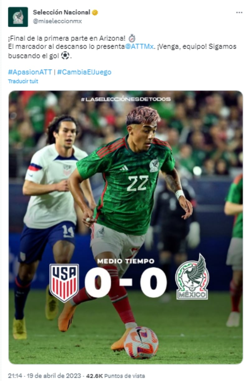United States vs. Mexico friendly: They go to rest without goals