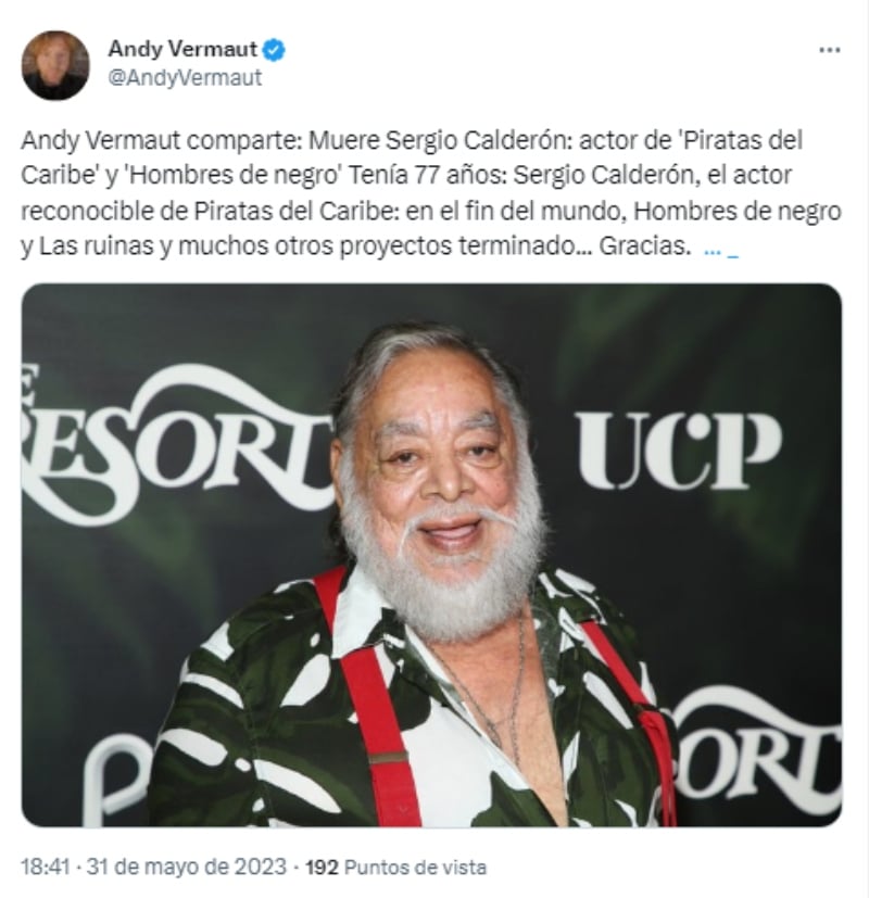 Dan a conocer inesperada muerte