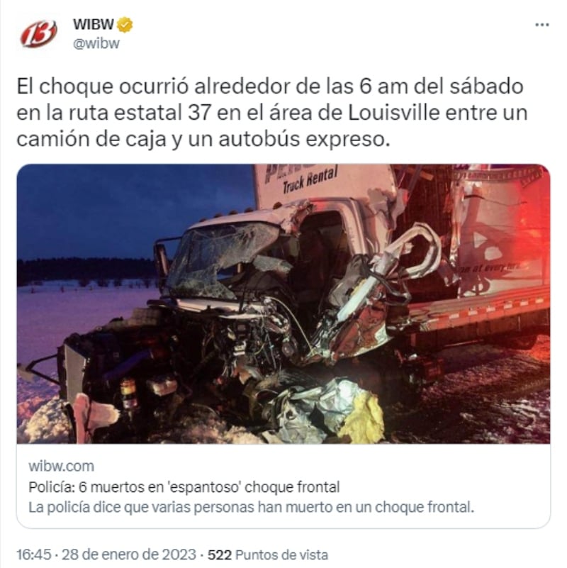 Choque autobús camión muertos: Hay múltiples heridos