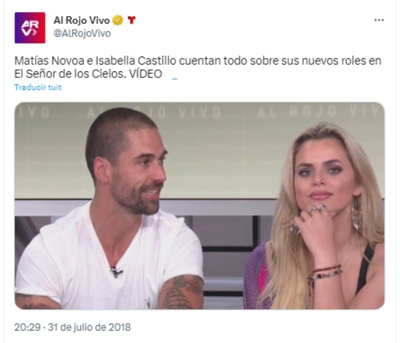 ¿Cómo ha sido este reencuentro también con Rafael Amaya?