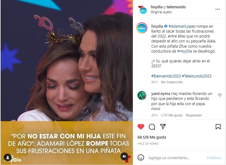 Adamari rompe en llanto y saca sus frustraciones 