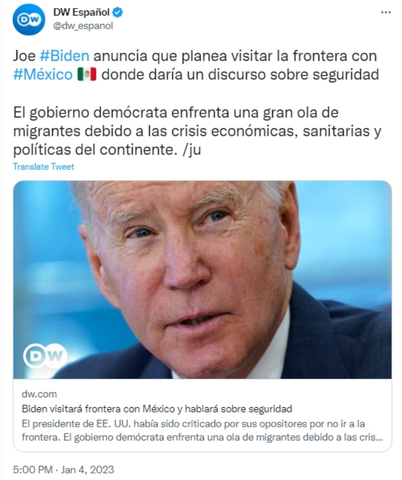 Joe Biden visitar frontera: ¿Llegarán los papeles?