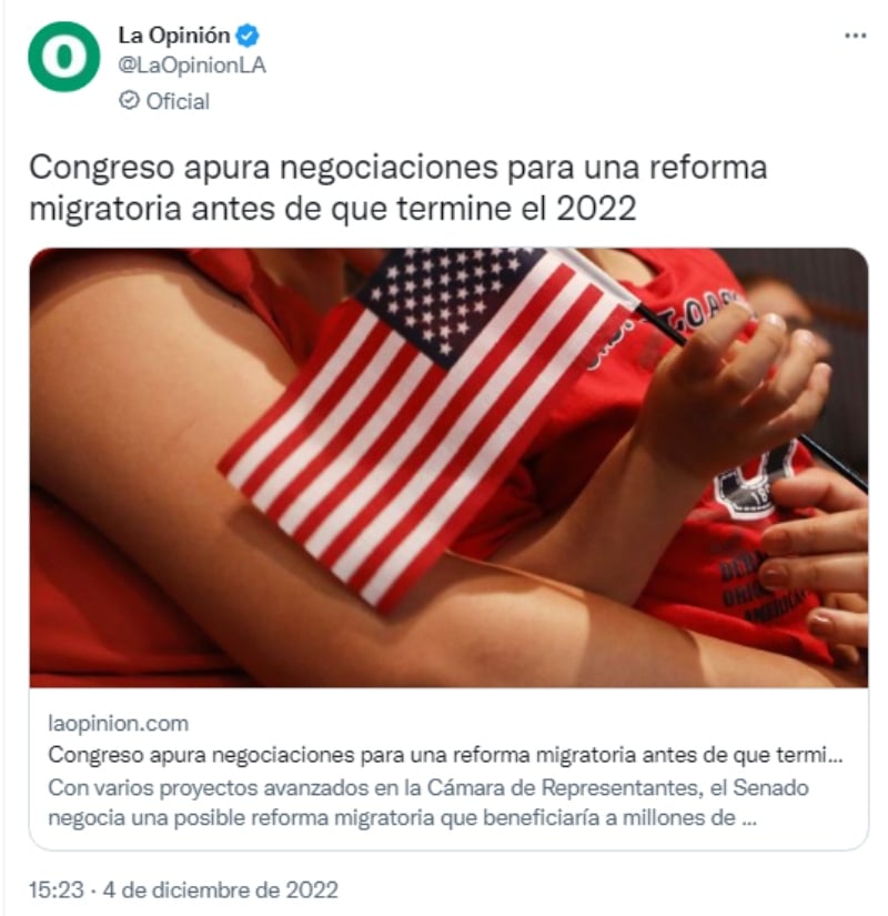 Apuran negociaciones para autorizar la reforma migratoria