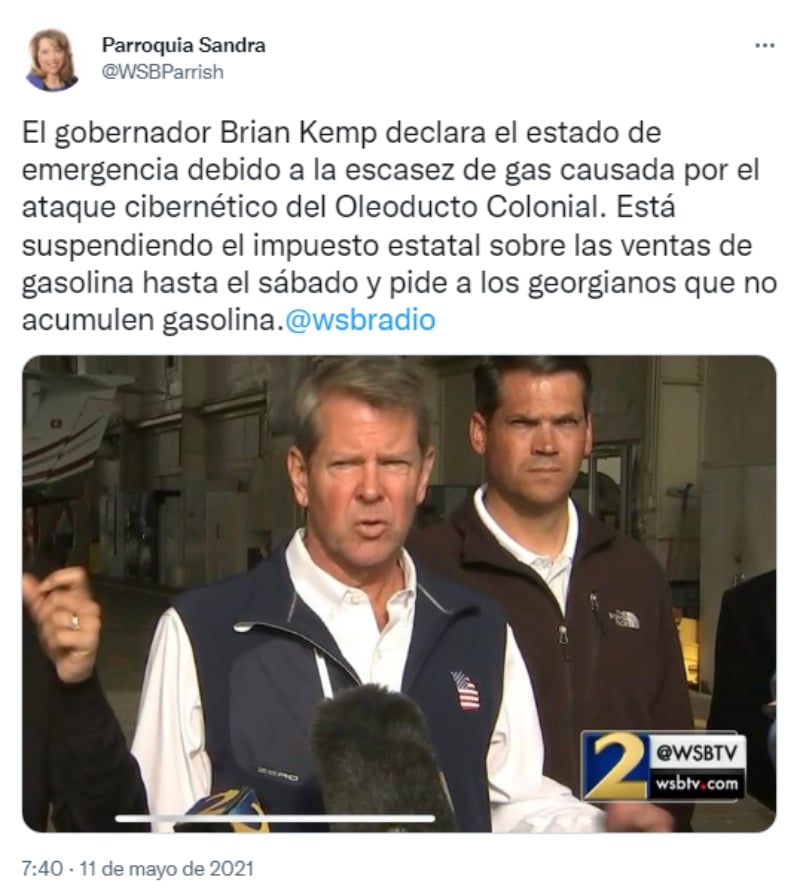 Gobernador Georgia estado emergencia: Reportan severos daños