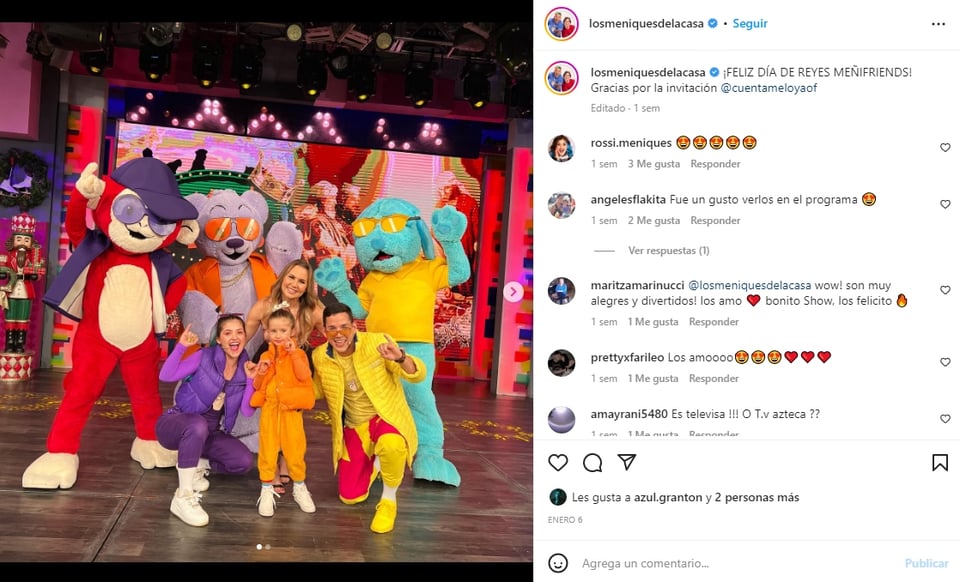 Sobre los personajes que los acompañan