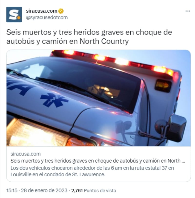Cierran la carretera
