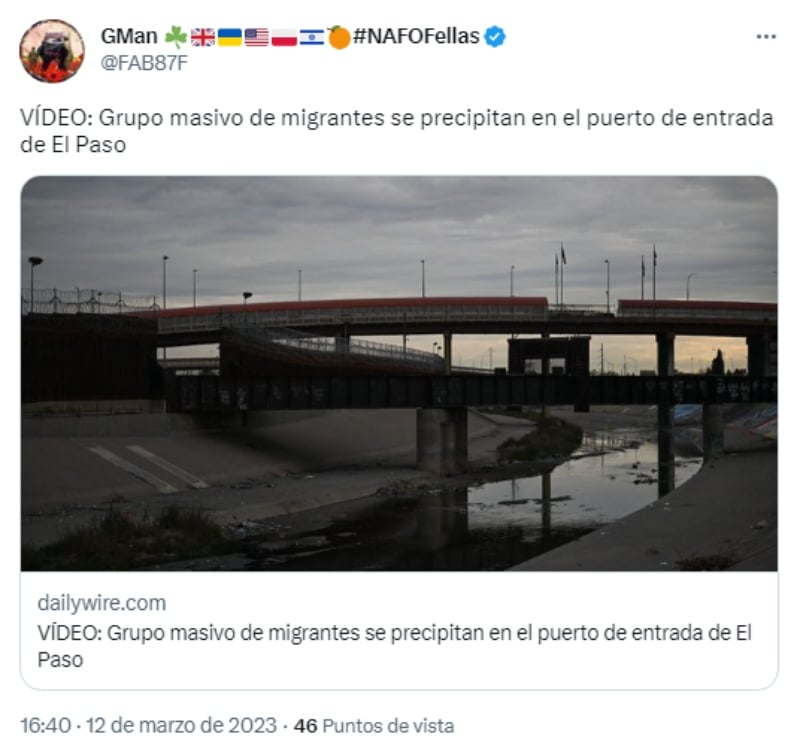 Caos en frontera El Paso
