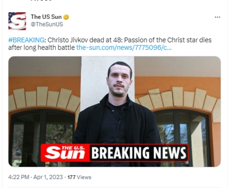 Estrella de The Passion of the Christ