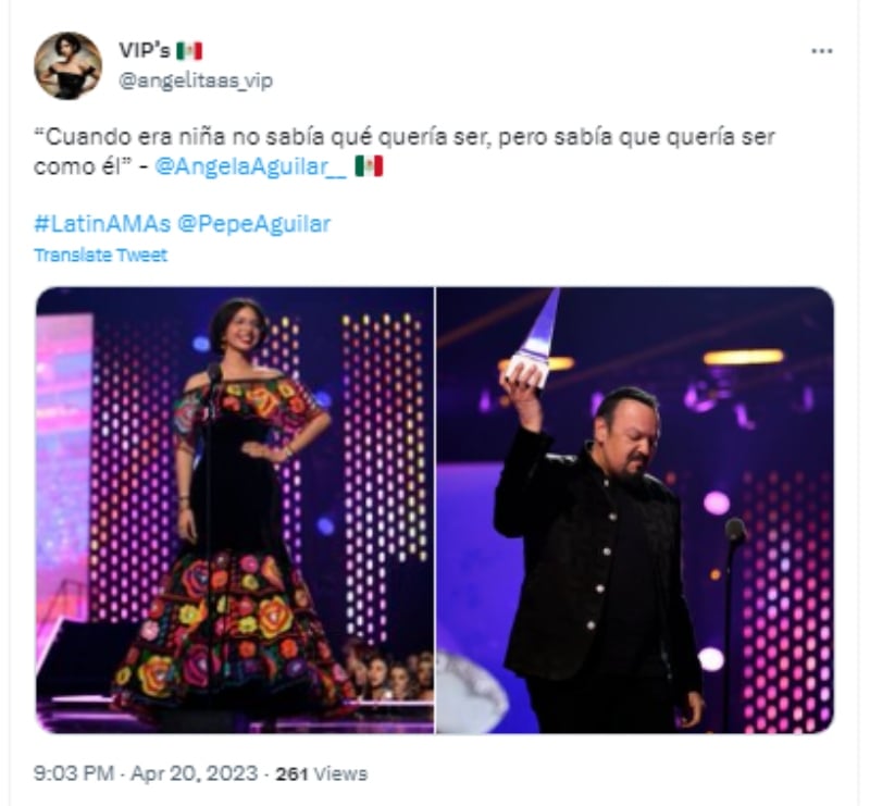 Cautiva con su voz y vestimenta