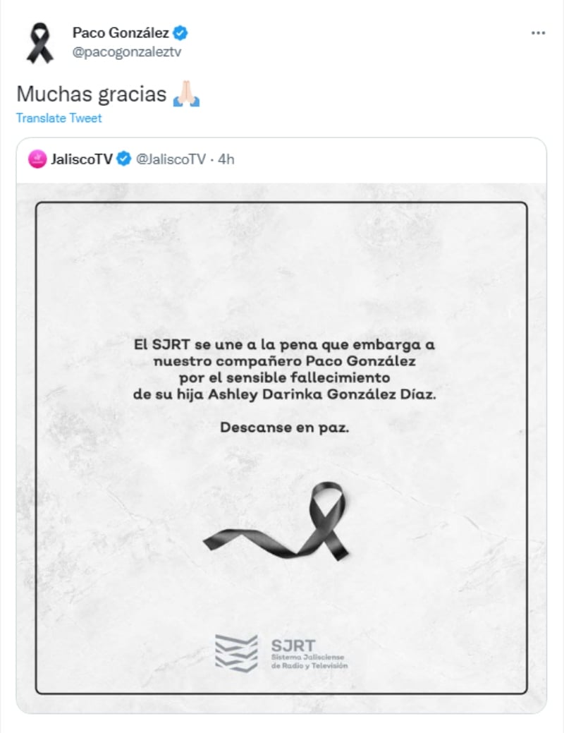 "Descanse en paz"