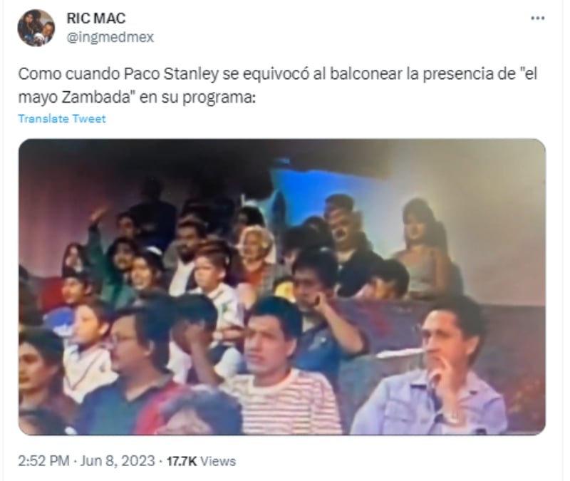 ¿Estaba entre el público?
