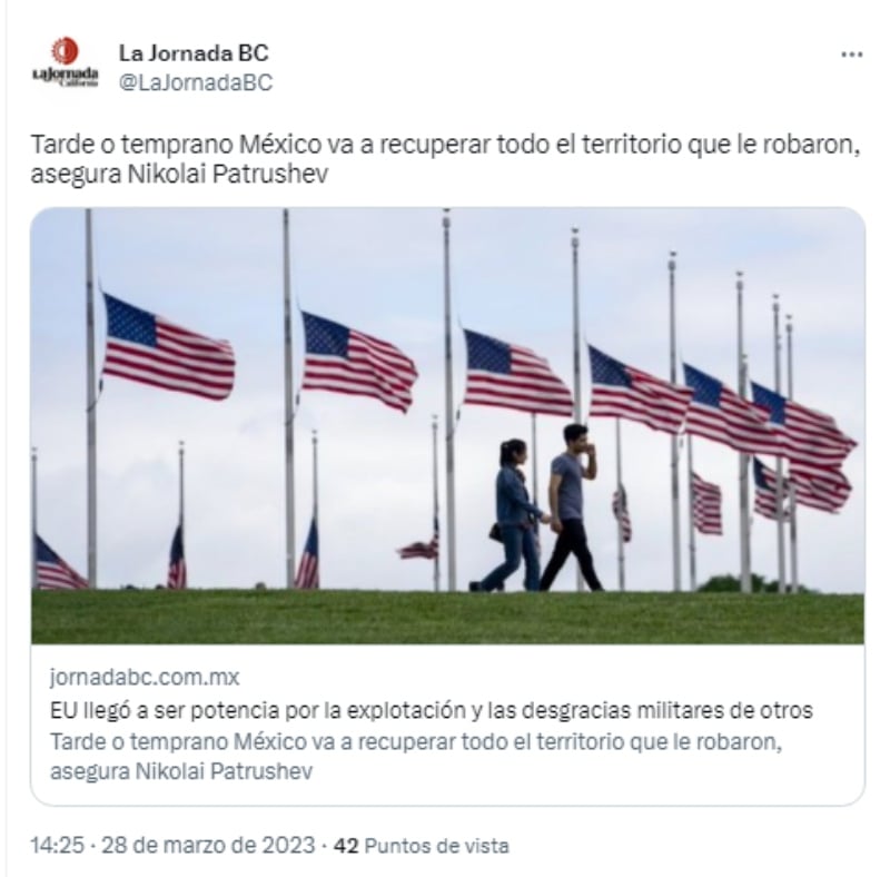 Ha arremetido contra EEUU