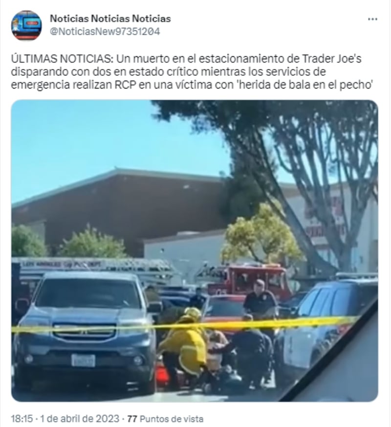 Tiroteo tienda Trader Joe's: Múltiples baleados