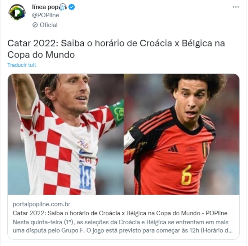 Partidos 1 diciembre Qatar: Croacia vs Bélgica