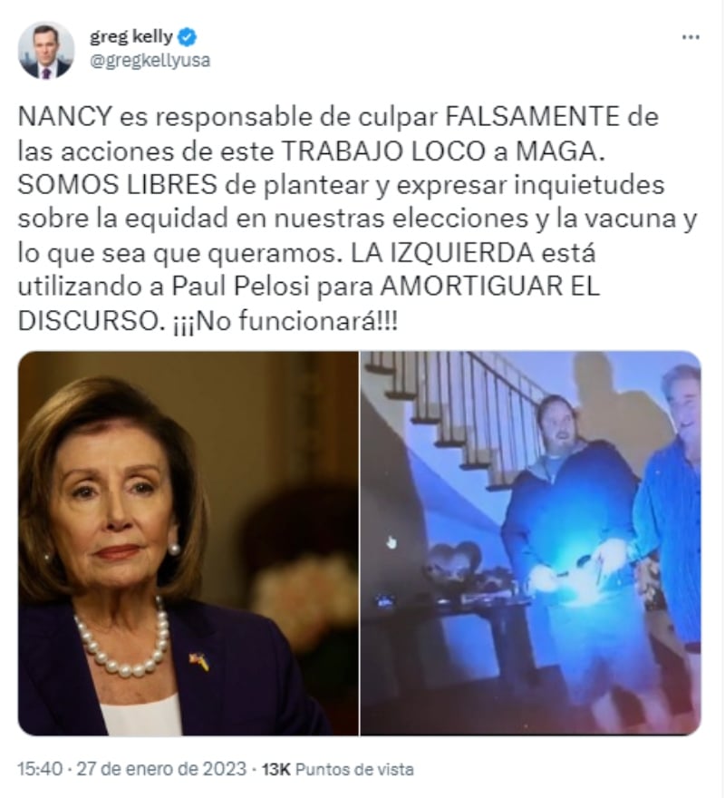 Video ataque Paul Pelosi: El esposo de Nancy Pelosi fue agredido con un martillo