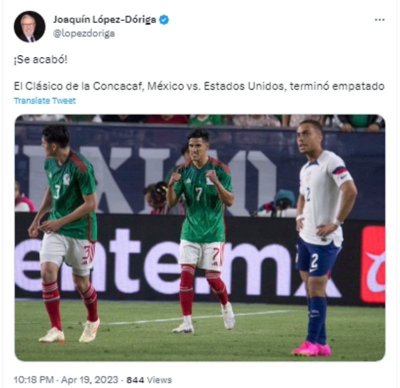 United States vs. Mexico friendly: Both teams tied at one goal