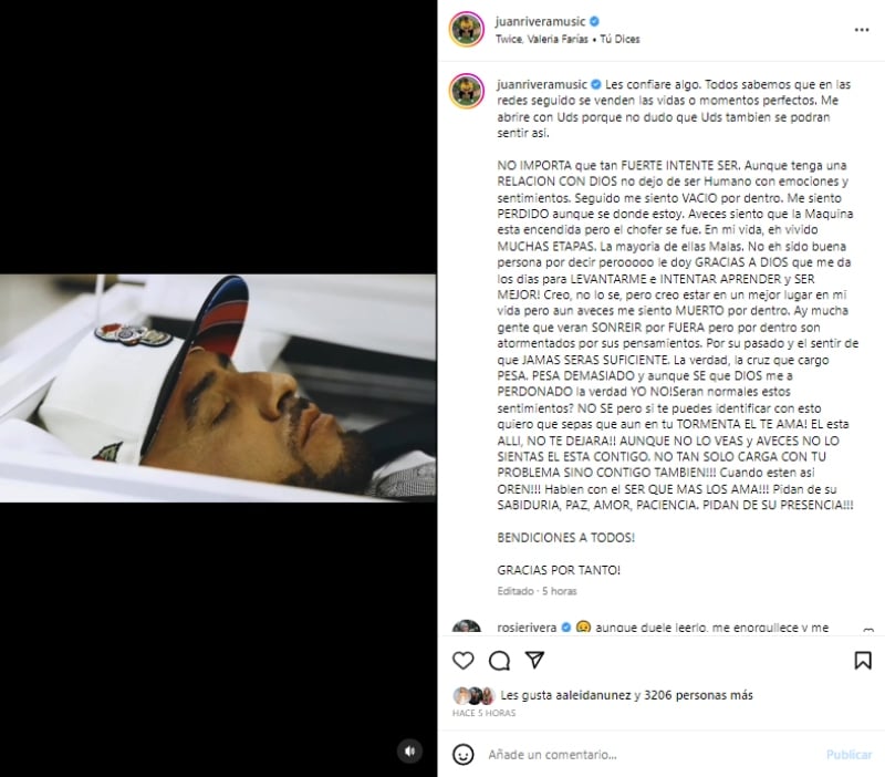 Recibe apoyo de su familia