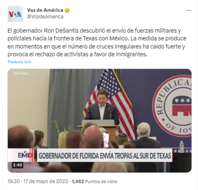 Florida Governor Gives Bad News to Immigrants