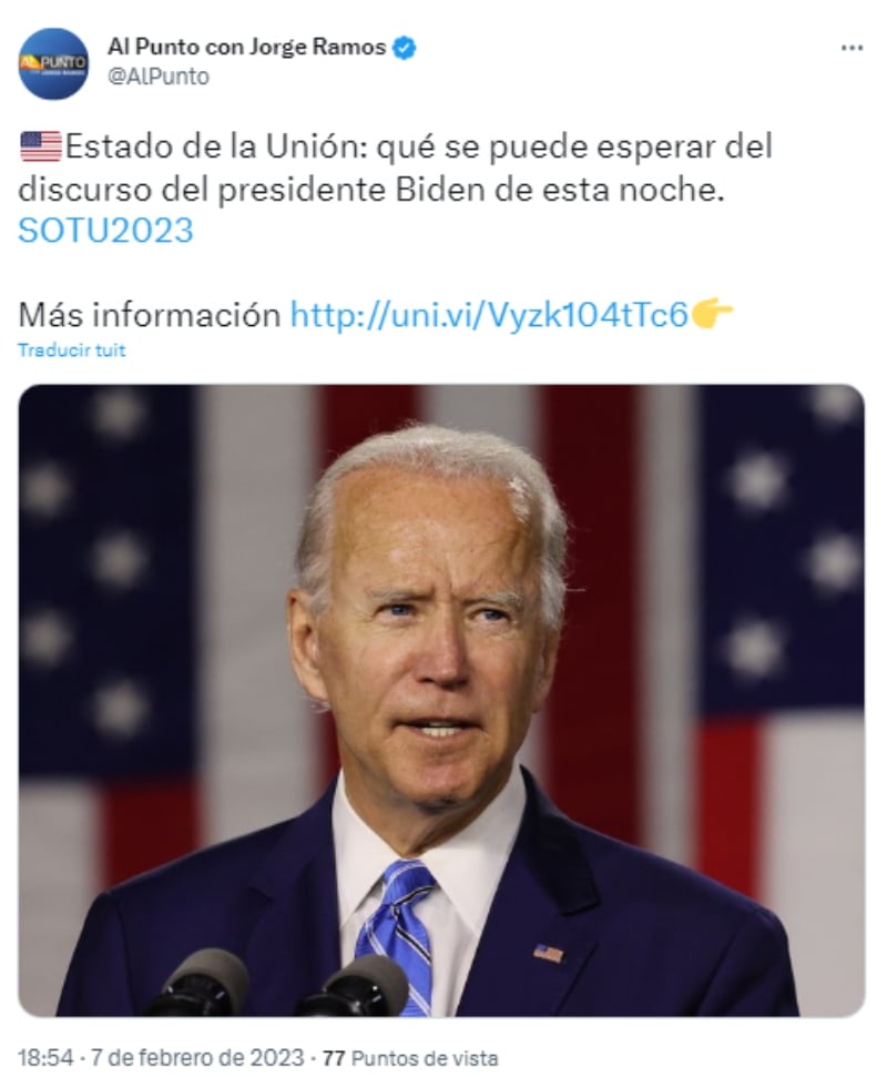 Joe Biden Estado Unión: Situación Post-Pandemia