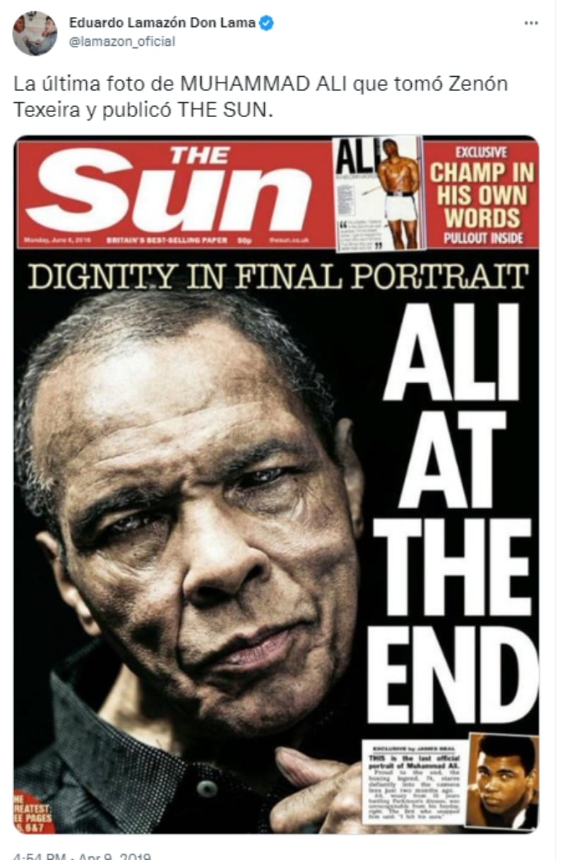 Última foto Muhammad Ali: ¿De qué murió?