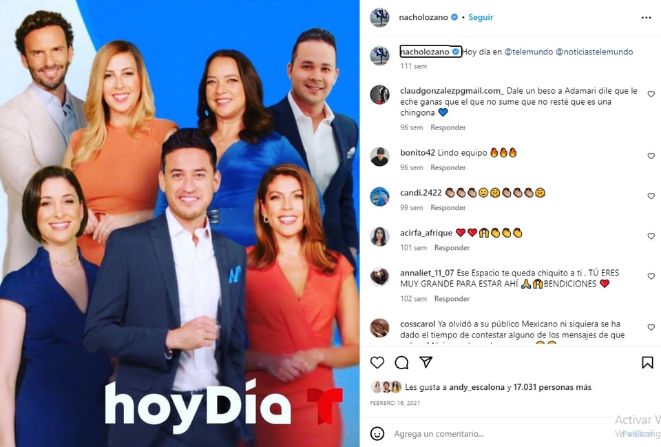 Nacho Lozano leaving Telemundo: Returns to Mexico