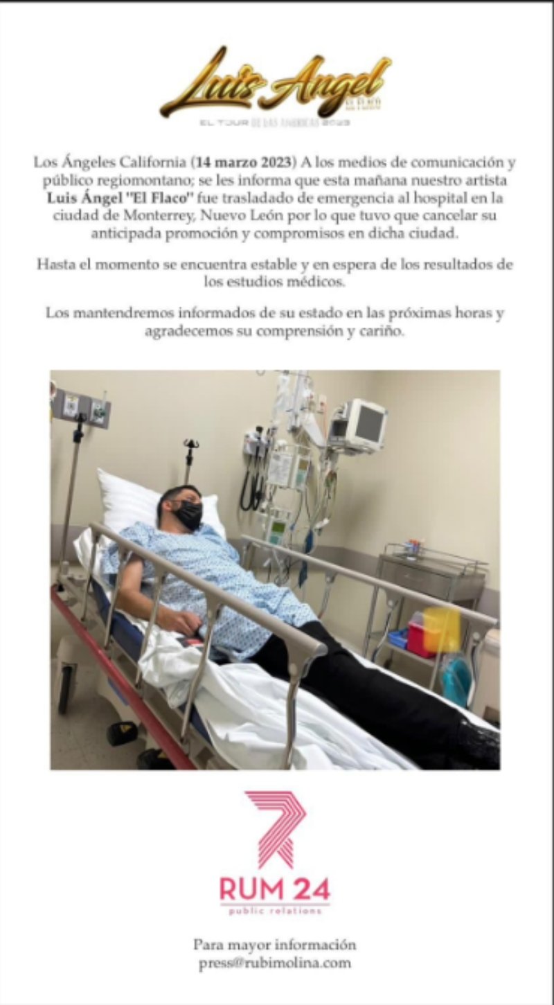 "Dios quiera que se recupere pronto"