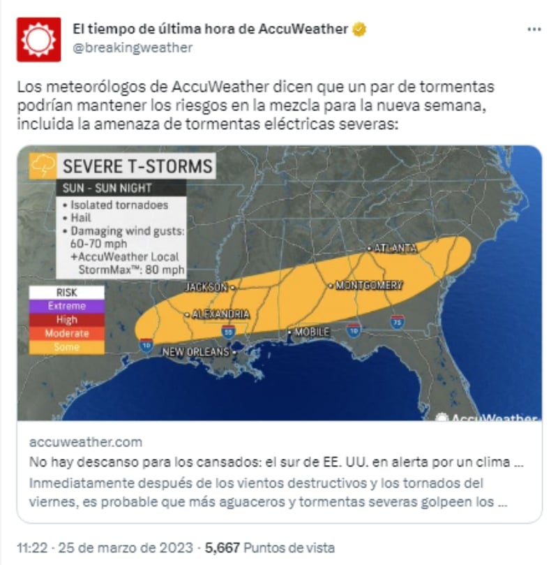 Advierten para la próxima semana
