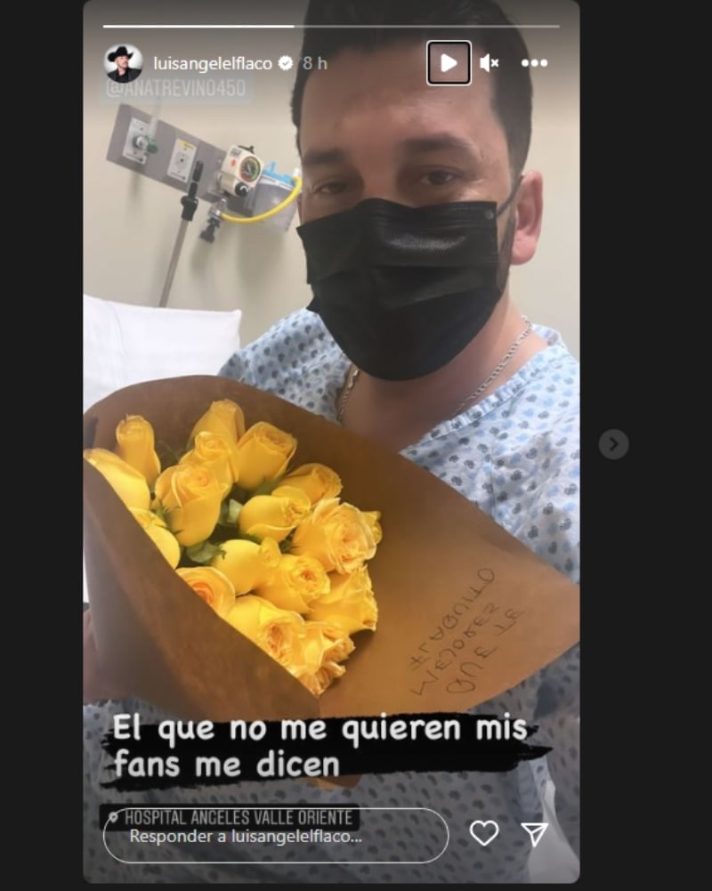 Luis Ángel Flaco hospitalizado: “Que te mejores, flaquito”