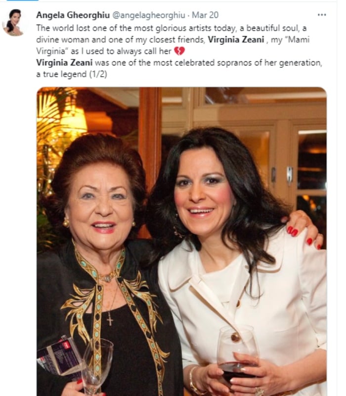 Muere Virginia Zeani