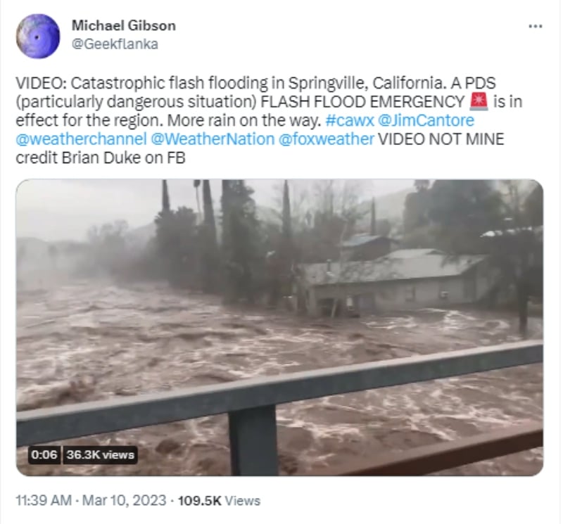 Reportan inundaciones