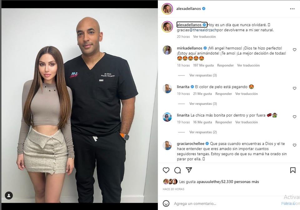 Alexa Dellanos aparece al natural: La hija de Myrka sorprende