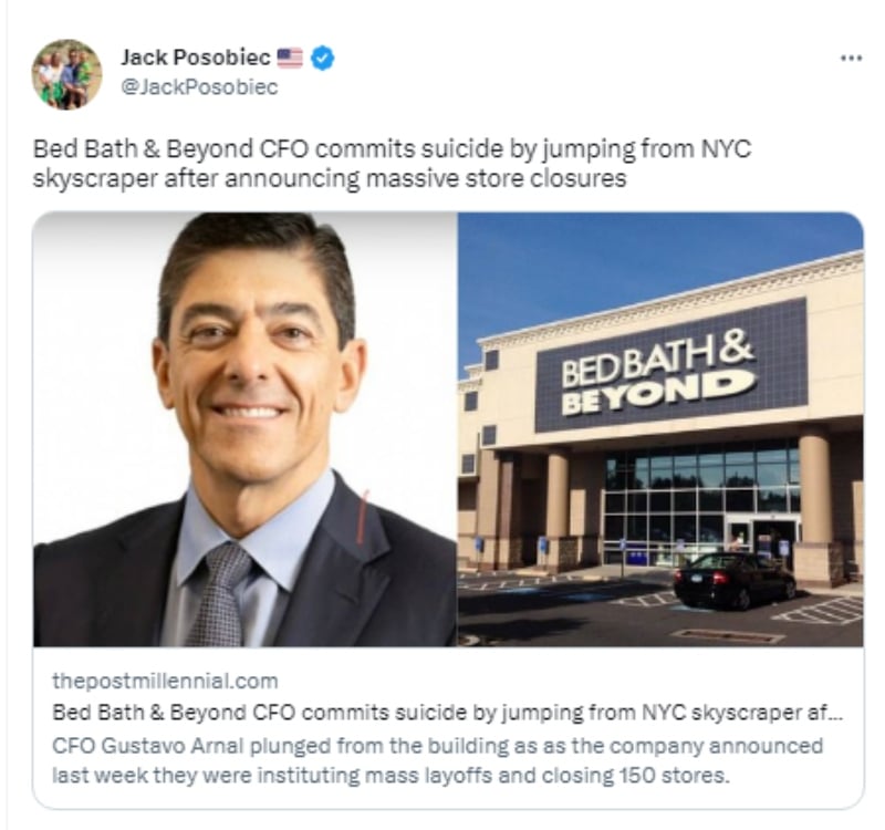 Bed Bath Beyond closing: Several states have closed branches