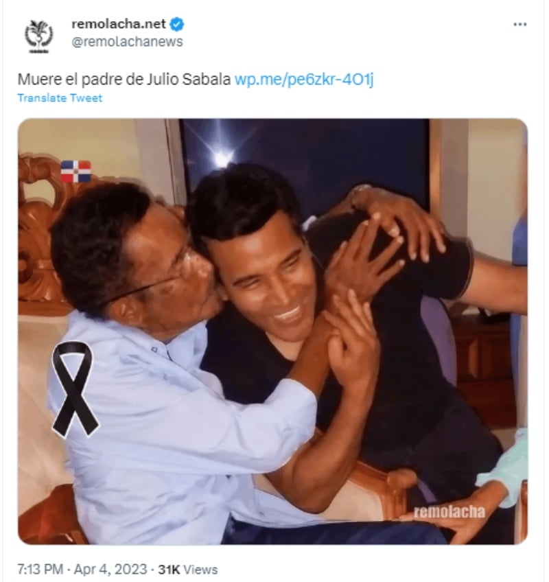 "Recibe mis condolencias con un fuerte abrazo"