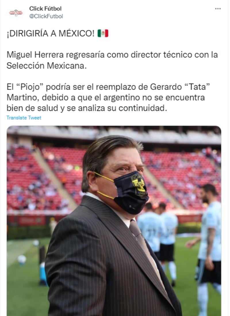 ¿Regresará el Piojo Herrera?