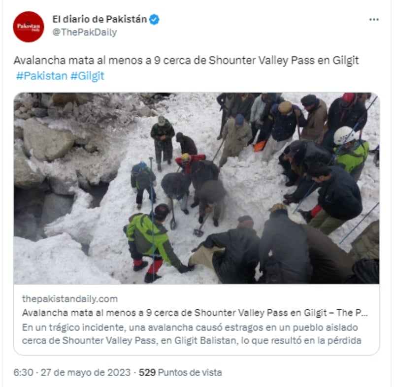 Recuperan los cuerpos tras la avalancha