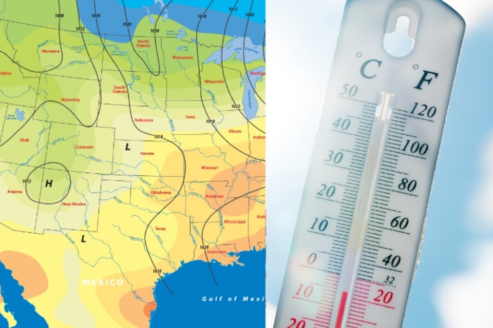 Pronostican temperaturas por debajo del promedio en EEUU