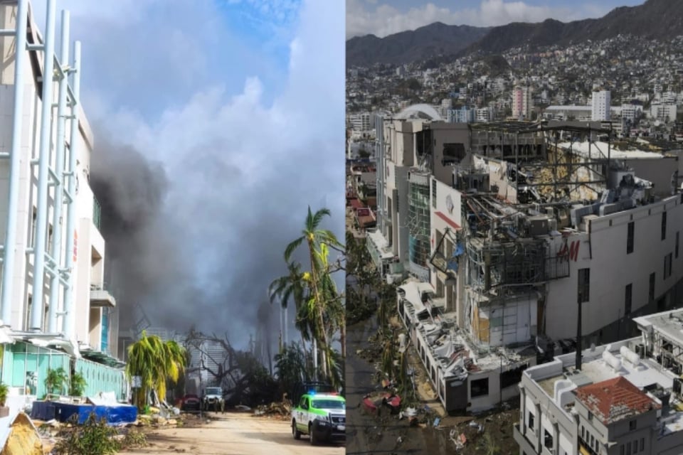 Reportan incendio en zona hotelera de Acapulco
