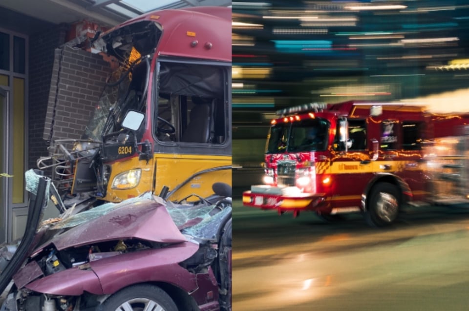 Autobús se estrella contra edificio en Seattle y hay saldo mortal