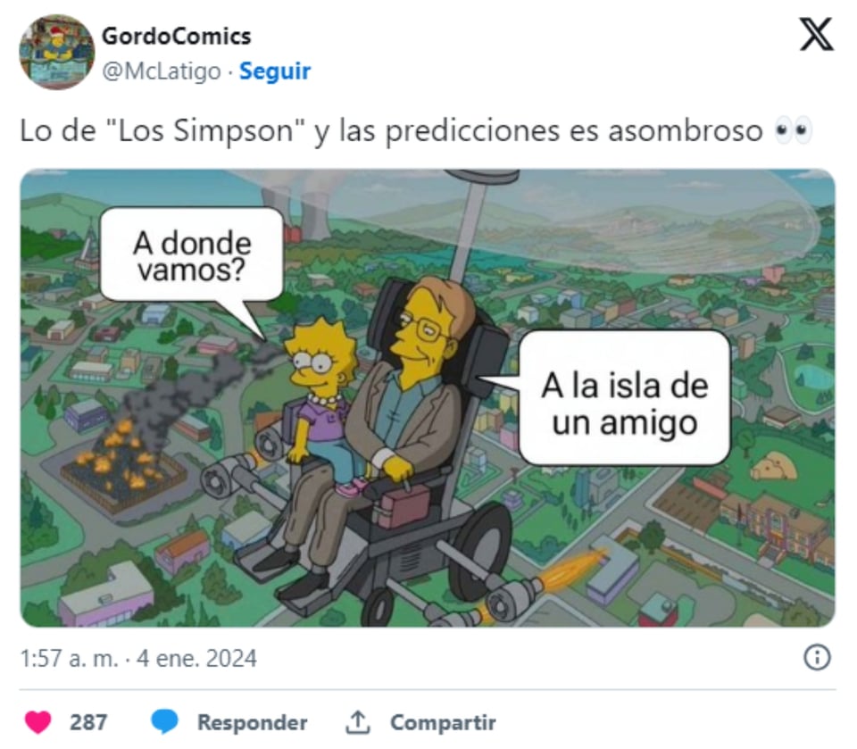 Serie animada, físico británico, redes sociales, celebridades, MundoNOW