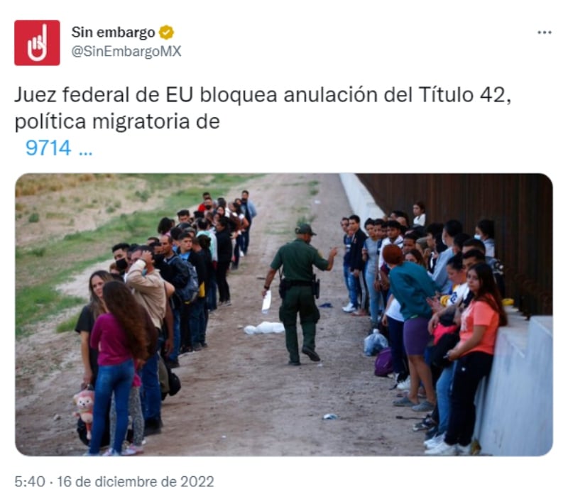 Donald Trump política migratoria: Crea un "cataclismo de inmigración ilegal"